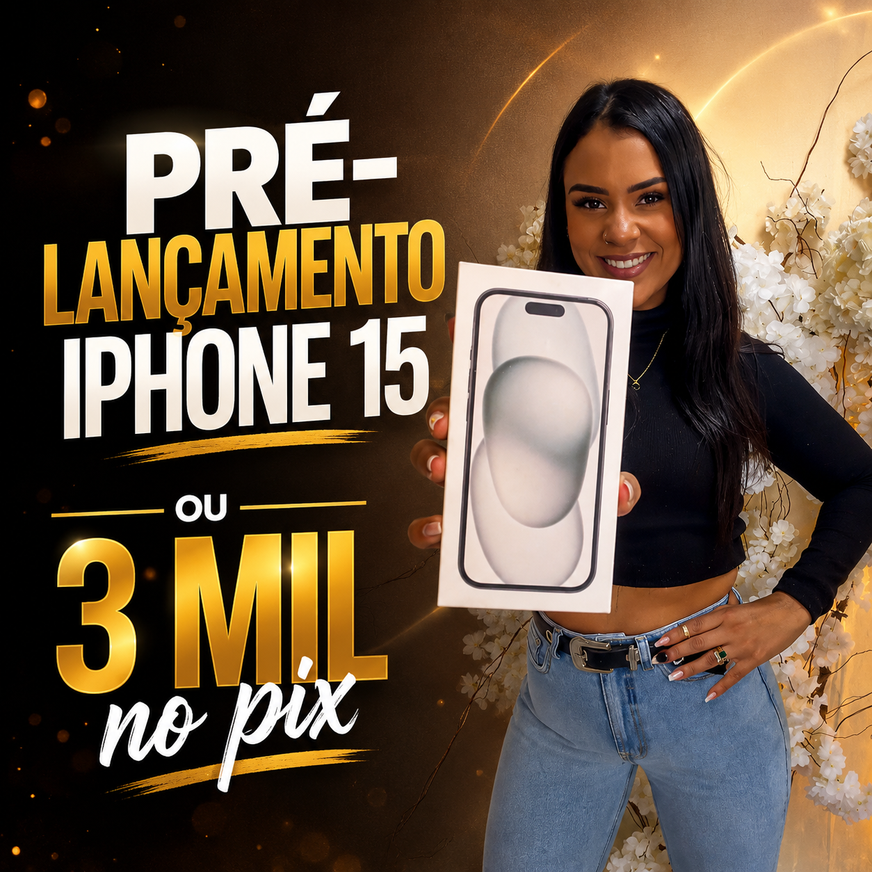 Pre-lançamento Iphone 15 ou R$3.000 mil no pix